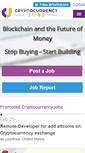 Mobile Screenshot of cryptocurrencyjobs.com